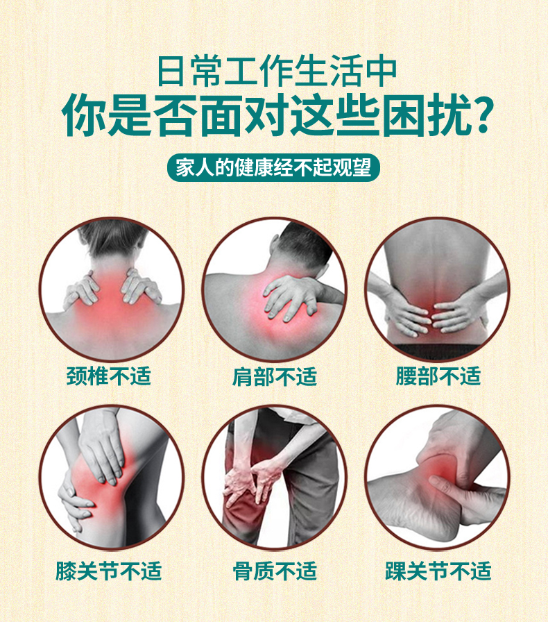 頸肩腰腿關節不適